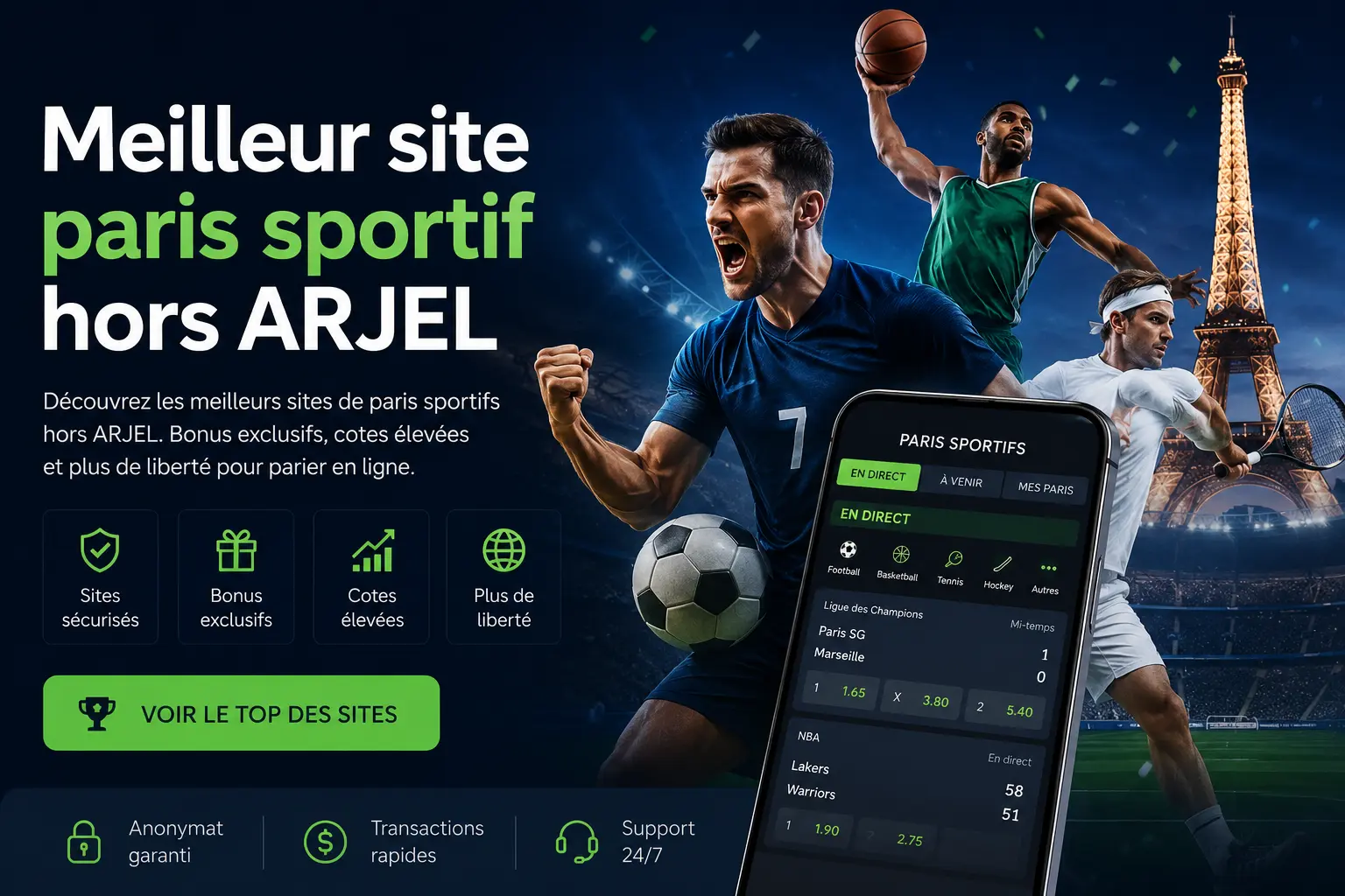 site de paris sportif hors ARJEL : comparatif des bookmakers hors ARJEL